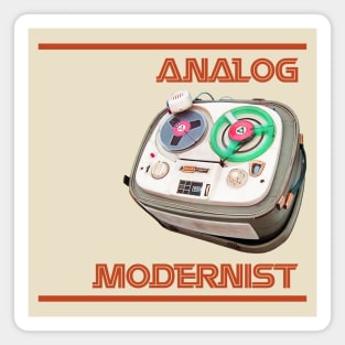 Analog Modernist Magnet